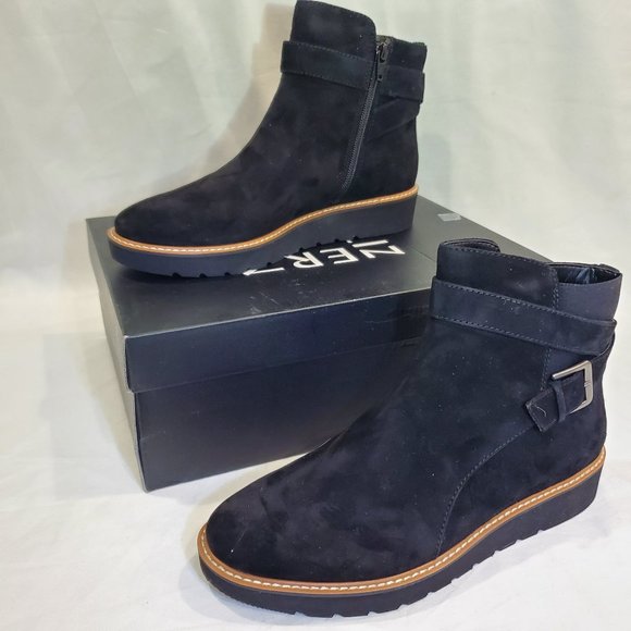 Naturalizer Shoes - Black suede bootie